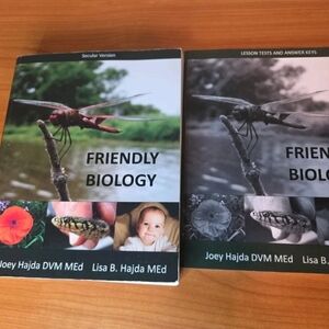 Friendly Biology Textbook - Lesson Tests & Answer Keys by Joey & Lisa Hajda